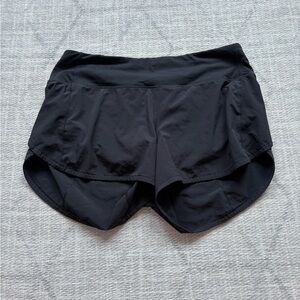 Lululemon Athletica Black Speed Up 4 Short